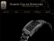 Tablet Screenshot of aaronlelahjewelers.com